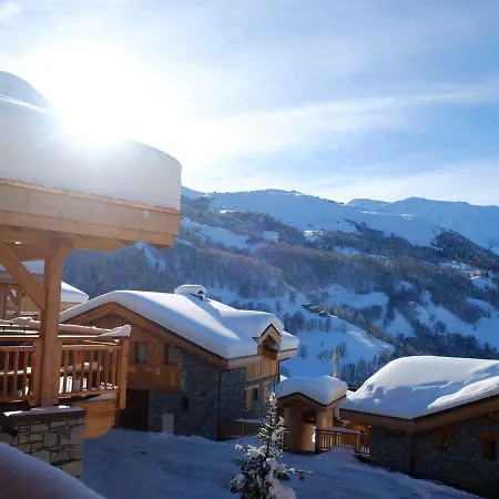 Chalet Pomme De Pin - Direct Sur La Piste - Wifi Gratuit - Sauna - Parking Couvert - Proche Telecabine - Fr-1-344-759 *
